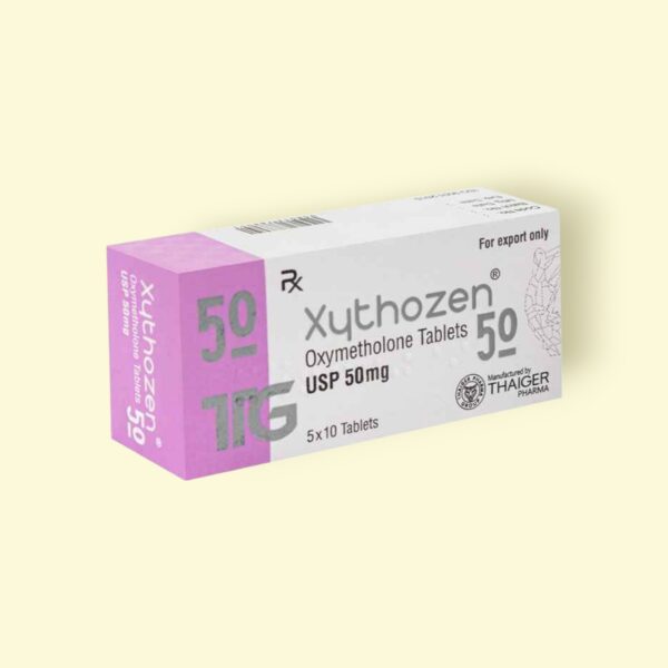 Thaiger Pharma XYTHOZEN 50 (OXYMETHOLONE) 50mg 50 Tablets